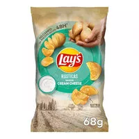 Mängden socker i Batata Frita Rústica Cream Cheese Lays Pacote 68g