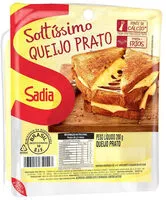 Mängden socker i Queijo Prato Fatiado Sadia Soltíssimo 200g