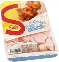 Mängden socker i Coxa Com Sobrecoxa De Frango Congelada Sem Osso Sadia 1kg