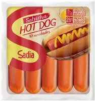 Mängden socker i Salsicha Hot Dog Sadia 500g 10 Unidades