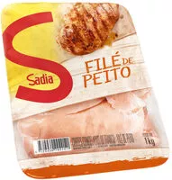 Mängden socker i Filé De Peito De Frango Congelado Sadia 1kg