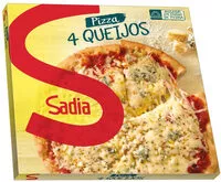 Mängden socker i Pizza 4 Queijos Sadia Caixa 460g