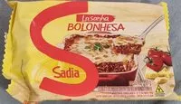 Mängden socker i Lasanha Bolonhesa Sadia Pacote 350g