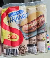 Mängden socker i Salsicha de Frango Sadia