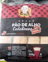 Mängden socker i Pão de Alho Calabresa