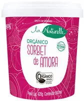 Mängden socker i Sorbet Orgânico Amora Zero Lactose La Naturelle Pote 500ml