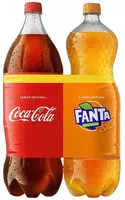 Mängden socker i Kit Refrigerante Coca Cola Original Laranja Fanta 2l Cada Leve Mais Pague Menos