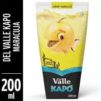 Mängden socker i Refresco Adoçado Maracujá Del Valle Kapo Caixa 200ml