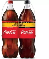 Mängden socker i Kit Refrigerante Coca Cola Original Coca Cola Sem Açúcar 2l Cada Leve Mais Pague Menos
