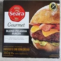 Mängden socker i Hambúrguer De Carne Bovina Picanha Seara Gourmet Caixa 360g 2 Unidades