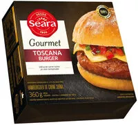 Mängden socker i Hambúrguer De Carne Suína Toscana Seara Gourmet Caixa 360g 2 Unidades
