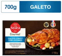 Mängden socker i Galeto Confit Com Legumes Seara Gourmet Caixa 700g