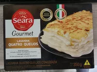 Mängden socker i Lasanha Quatro Queijos Seara Gourmet Caixa 350g