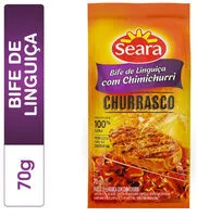 Mängden socker i Bife De Linguiça Com Chimichurri Seara Churrasco 70g