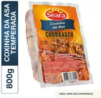 Mängden socker i Coxinha Da Asa De Frango Congelada Temperada Seara Churrasco 800g