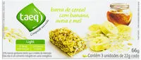 Mängden socker i Barra Cer Taeq Lig Banana 66g