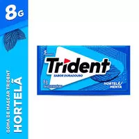 Mängden socker i Chicle Trident Hortelã 21unidade X 8,5g