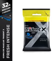 Mängden socker i Pack Goma De Mascar Intense Trident Xfresh Pacote 32g 4 Unidades Leve Mais Pague Menos