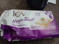 Mängden socker i Torrada Light Marilan Lev Magic Toast Pacote 144g 6 Unidades