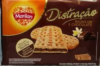 Mängden socker i Distração baunilha e chocolate