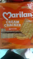 Mängden socker i Biscoito Cream Cracker Marilan Pacote 400g