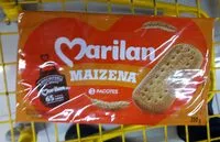 Mängden socker i Biscoito Marilan Maizena Pacote 350g