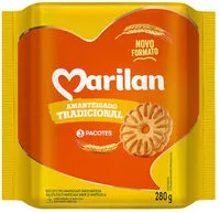 Mängden socker i Biscoito Amanteigado Tradicional Marilan Pacote 280g