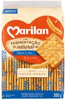 Mängden socker i Biscoito água E Sal Marilan Pacote 300g