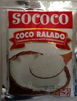 Mängden socker i Sococo coco ralado