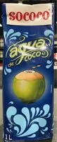 Mängden socker i água De Coco Integral Sococo Caixa 1l