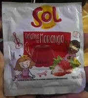Mängden socker i Gelatina de Morango