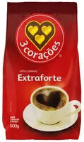 Mängden socker i Café Torrado E Moído Extraforte 3 Corações Pacote 500g