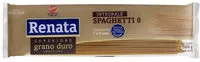 Mängden socker i Macarrão De Sêmola De Trigo Grano Duro Integral Espaguete 8 Renata Superiore Pacote 500g