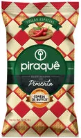 Mängden socker i Biscoito Salgadinho Pimenta Piraquê Comida Di Buteco Pacote 90g
