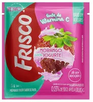 Mängden socker i Refresco Em Pó Morango Com Iogurte Frisco Pacote 25g