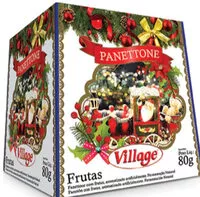 Mängden socker i Panettone Com Frutas Village Caixa 80g