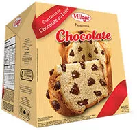 Mängden socker i Panettone Com Gotas De Chocolate Village Caixa 400g