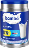 Mängden socker i Leite Pó Integral Itambé Lata 400g