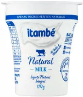 Mängden socker i Iogurte Integral Itambé Natural Milk Copo 170g