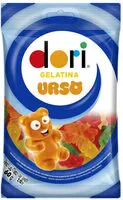 Mängden socker i Bala De Gelatina Sortidos De Frutas Urso Dori Pacote 60g