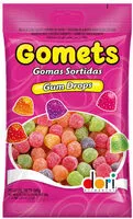 Mängden socker i Bala De Goma Frutas Sortidas Gum Drops Dori Gomets Pacote 200g