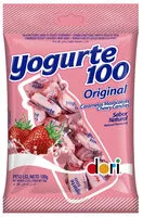 Mängden socker i Bala Iogurte De Morango Dori Yogurte100 Original Pacote 100g