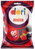 Mängden socker i Bala De Gelatina Amora Dori Pacote 85g