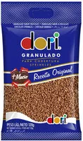 Mängden socker i Confeito Granulado Chocolate Dori Pacote 120g
