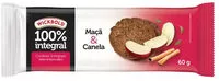 Mängden socker i Biscoito Cookie Integral Maçã Canela Wickbold Pacote 60g