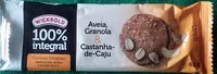 Mängden socker i Cookies Integrais Aveia, Granola & Castanha-de-Caju