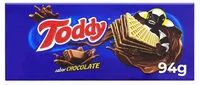 Mängden socker i Biscoito Wafer Recheio Chocolate Toddy Pacote 94g
