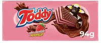 Mängden socker i Biscoito Wafer Chocolate Recheio Morango Toddy Pacote 94g