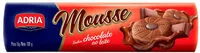 Mängden socker i Biscoito Recheio Chocolate Ao Leite Adria Mousse Pacote 130g