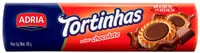 Mängden socker i Biscoito Recheio Chocolate Adria Tortinhas Pacote 140g